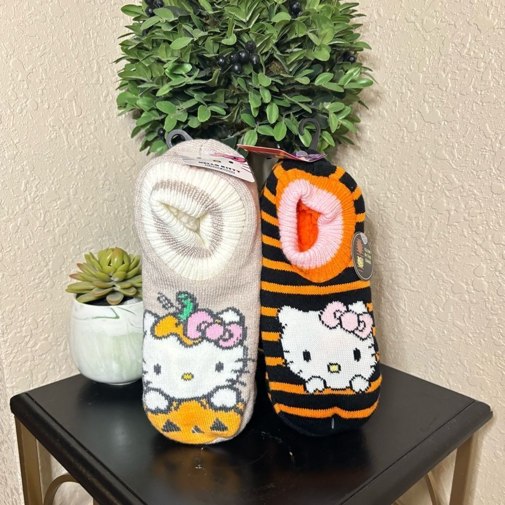 Hello kitty Halloween slipper socks